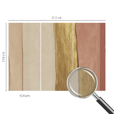 Samolepilna fototapeta za spalnico Valovite črte