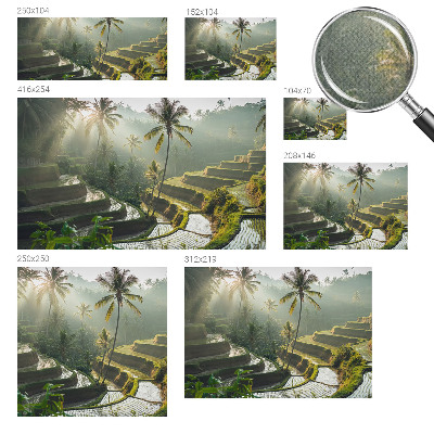 Samolepilna fototapeta za spalnico Rajske terase