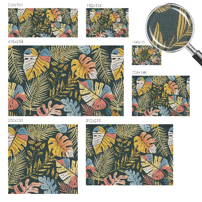 Samolepilna fototapeta za spalnico z motivom tropske energije