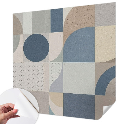 Samolepilna fototapeta za dnevno sobo Geometrijski mozaik