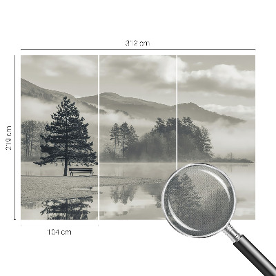 3D fototapeta z romantično pokrajino