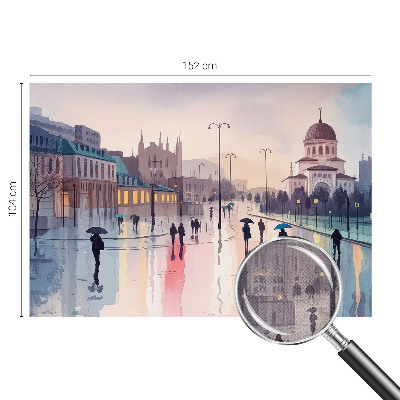 Otroška fototapeta Deževen sprehod