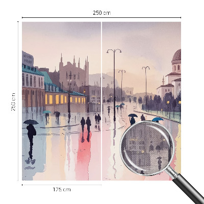 Otroška fototapeta Deževen sprehod