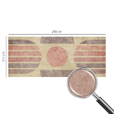 Samolepilna fototapeta za dnevno sobo z geometrijskimi oblikami