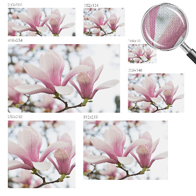 Samolepilna fototapeta z vzorcem cvetov magnolije