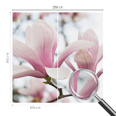 Samolepilna fototapeta z vzorcem cvetov magnolije