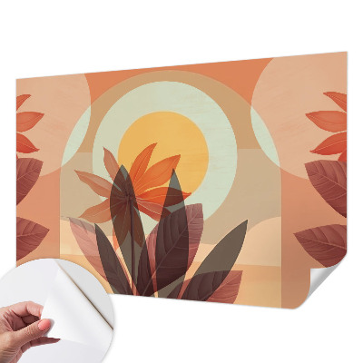 3D fototapeta s cvetlično abstrakcijo