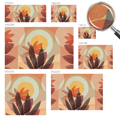 3D fototapeta s cvetlično abstrakcijo