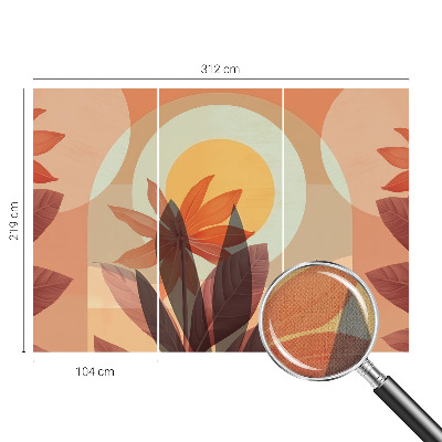 3D fototapeta s cvetlično abstrakcijo