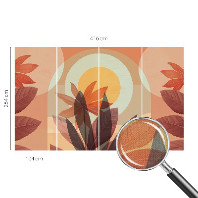 3D fototapeta s cvetlično abstrakcijo