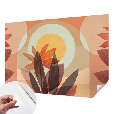 3D fototapeta s cvetlično abstrakcijo