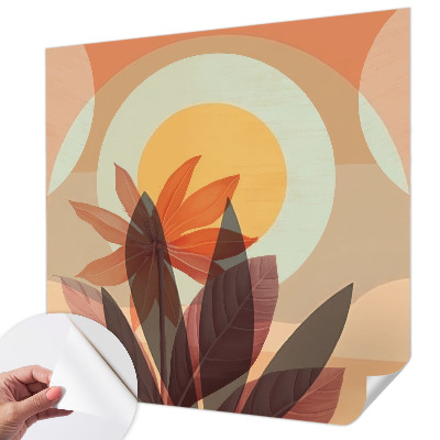 3D fototapeta s cvetlično abstrakcijo