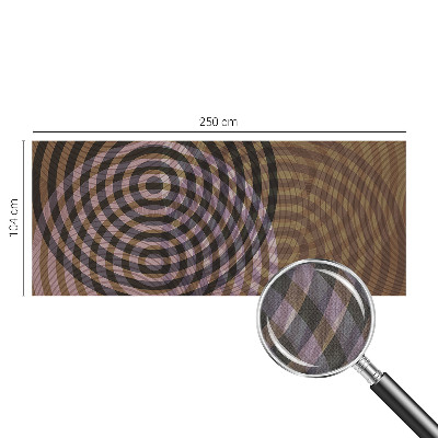 Otroška fototapeta z motivom hipnotizirajočih krogov