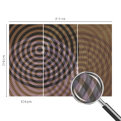 Otroška fototapeta Hipnotizirajoči krogi