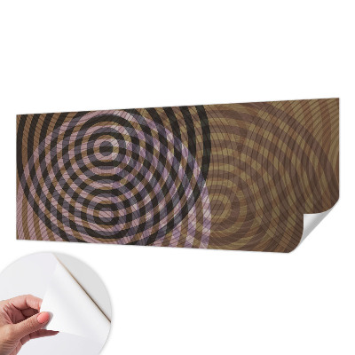 Otroška fototapeta z motivom hipnotizirajočih krogov