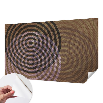 Otroška fototapeta z motivom hipnotizirajočih krogov