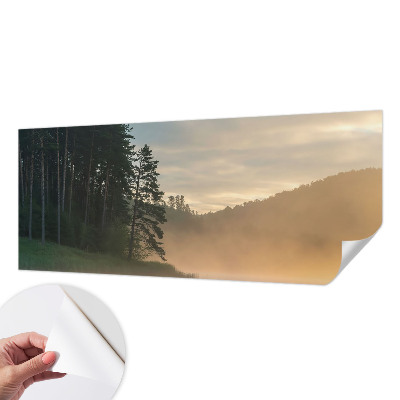 Fototapeta za otroško sobo z motivom meglenega jutra