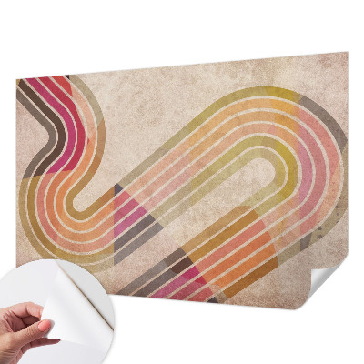3D fototapeta z motivom geometrijskih črt