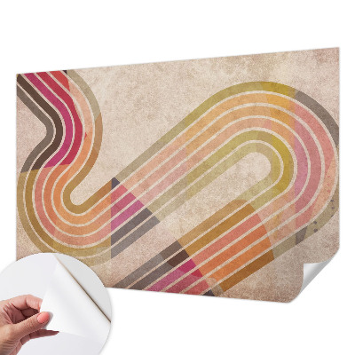 3D fototapeta z motivom geometrijskih črt