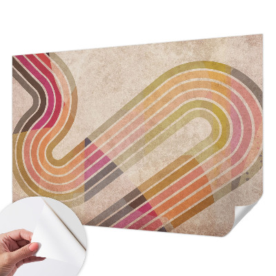 3D fototapeta z motivom geometrijskih črt