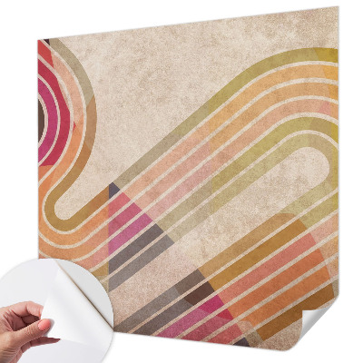 3D fototapeta z motivom geometrijskih črt