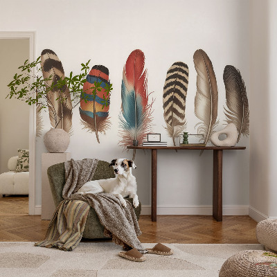 Fototapeta za otroško sobo Barvito perje