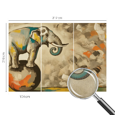 Samolepilna fototapeta za dnevno sobo Abstraktni slon