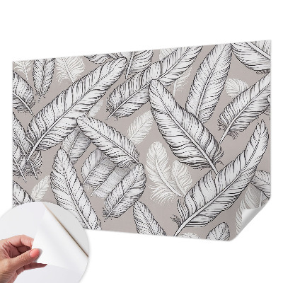 Samolepilna fototapeta za spalnico Nežno perje