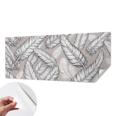 Samolepilna fototapeta za spalnico Nežno perje