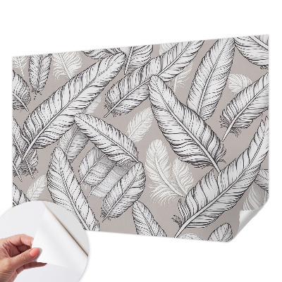 Samolepilna fototapeta za spalnico Nežno perje