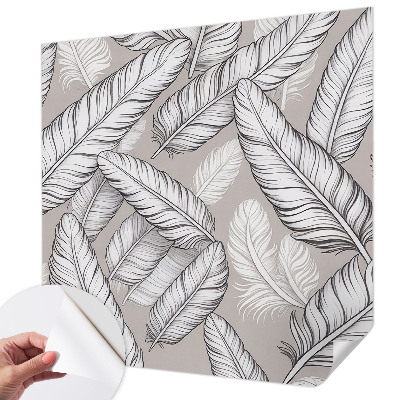 Samolepilna fototapeta za spalnico Nežno perje