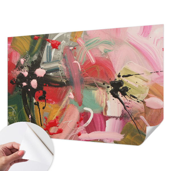 3D fototapeta z motivom barvitega kaosa