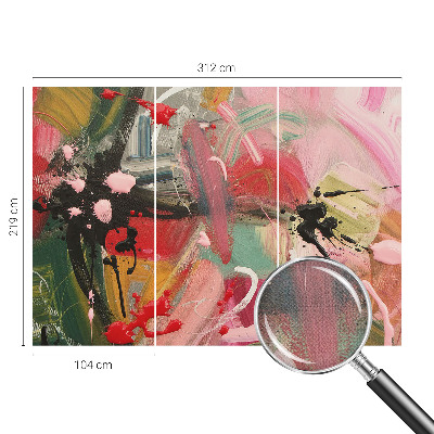 3D fototapeta z motivom barvitega kaosa
