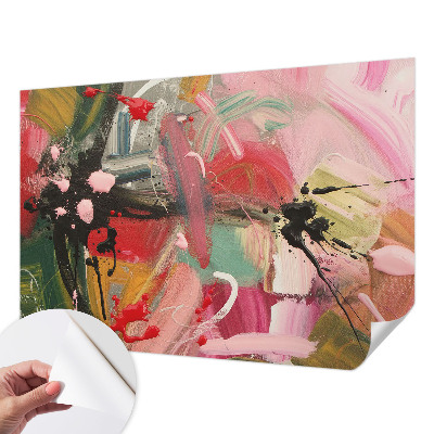3D fototapeta z motivom barvitega kaosa