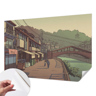 Fototapeta za otroško sobo Pastelna pokrajina