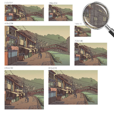 Fototapeta za otroško sobo Pastelna pokrajina