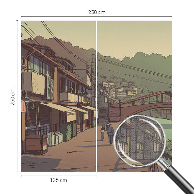 Fototapeta za otroško sobo Pastelna pokrajina