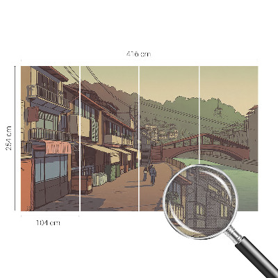 Fototapeta za otroško sobo Pastelna pokrajina