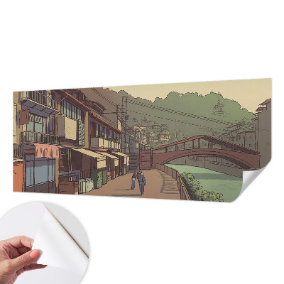 Fototapeta za otroško sobo s pastelno pokrajino
