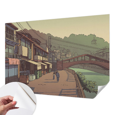 Fototapeta za otroško sobo Pastelna pokrajina