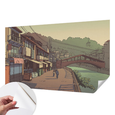 Fototapeta za otroško sobo Pastelna pokrajina