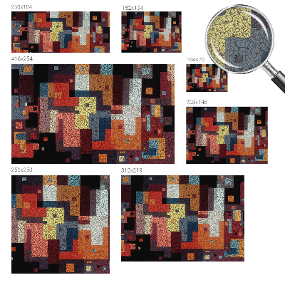 Otroška fototapeta Barvite oblike