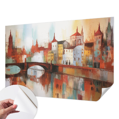 Samolepilna fototapeta z motivom mestne pokrajine