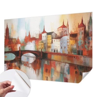 Samolepilna fototapeta Mestna pokrajina