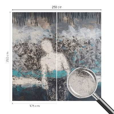 Samolepilna fototapeta za spalnico s motivom skrivnostnega sveta