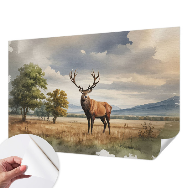 3D fototapeta z motivom veličastnega jelena