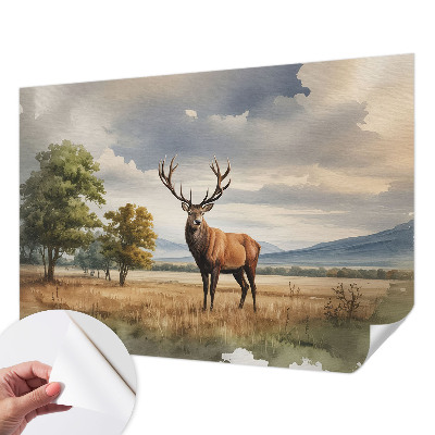 3D fototapeta z motivom veličastnega jelena