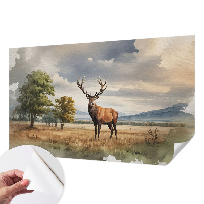 3D fototapeta z motivom veličastnega jelena