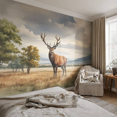 3D fototapeta z motivom veličastnega jelena