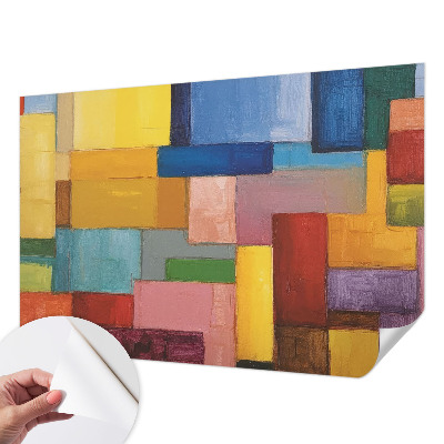 Samolepilna fototapeta Barvni pravokotniki